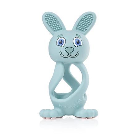 Bobbie Bunny Teether zabawka-gryzak dla niemowląt Eucalyptus Green