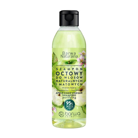 Naturalna szampon octowy do włosów naturalnych i matowych 300ml