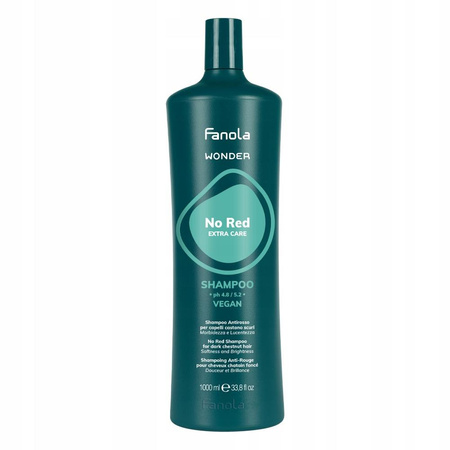Wonder No Red Extra Care szampon neutralizujący czerwone tony 1000ml