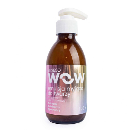Sylveco WOW Emulsja myjąca do twarzy do cery wrażliwej i suchej 190ml