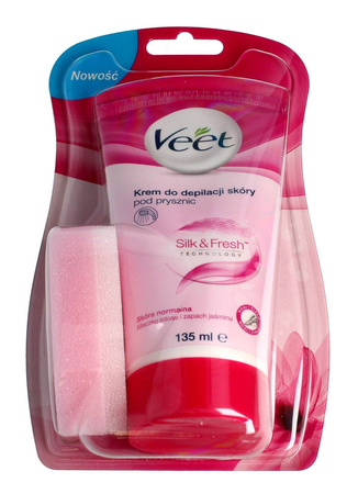 VEET - Silk & Fresh Krem do depilacji pod prysznic o zapachu jaśminu 135ml
