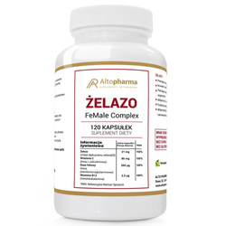 AltoPharma Żelazo FeMale Complex suplement diety 120 kapsułek