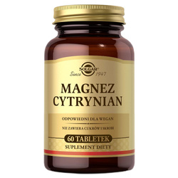 Magnez Cytrynian suplement diety 60 tabletek