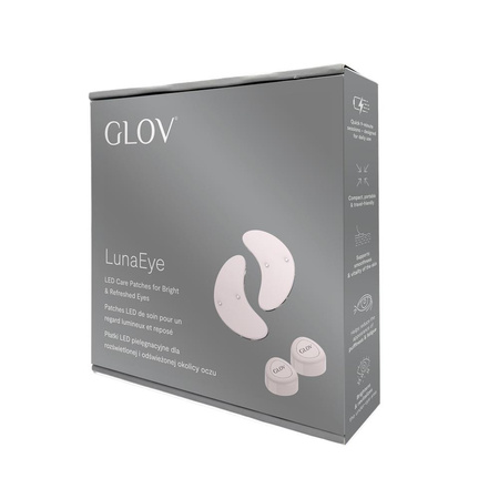 Glov LunaEye płatki LED pielęgnacyjne dla rozświetlonej i odświeżonej okolicy oczu