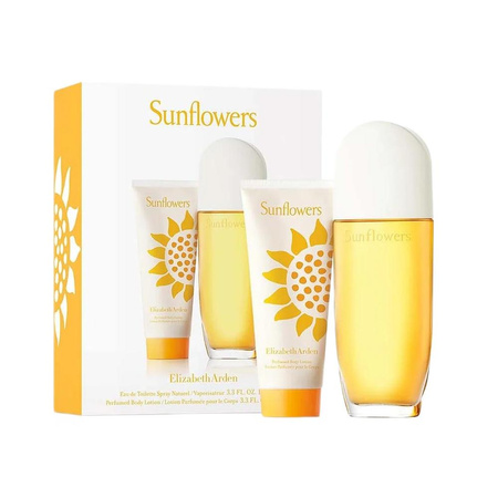 Elizabeth Arden Sunflowers zestaw woda toaletowa spray 100ml + balsam do ciała 100ml