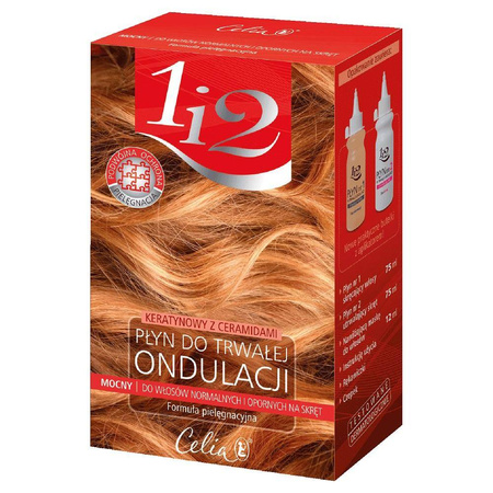 Celia 1i2 Płyn do trwałej ondulacji keratynowy z ceramidami mocny 160ml
