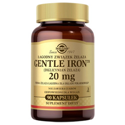 Gentle Iron (diglicynian żelaza) 20 mg suplement diety 90 kapsułek