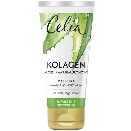 Kolagen maseczka nawilżająco-odżywcza z aloesem i kwasem hialuronowym 60ml