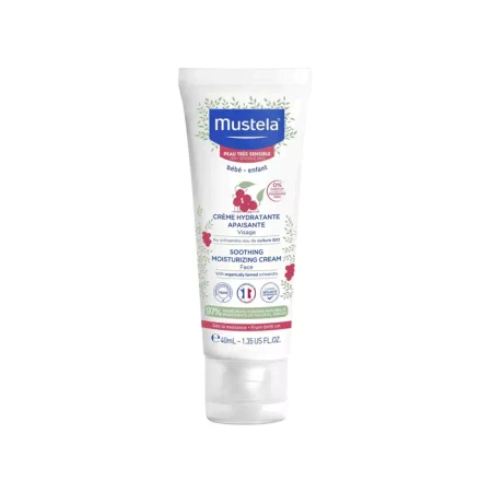 Mustela - Soothing Moisturizing Cream łagodzący krem nawilżający do twarzy dla dzieci i niemowląt 40ml