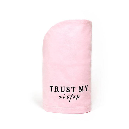 TRUST MY SISTER - Bawełniany ręcznik do włosów