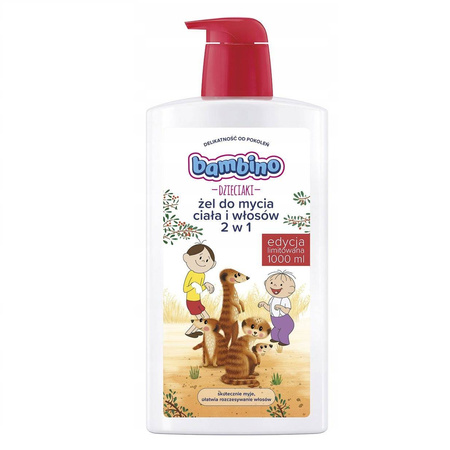 Dzieciaki żel do mycia ciała i włosów Bolek i Lolek Surykatka 400ml