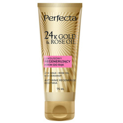 24K Gold & Rose Oil luksusowy regenerujący krem do rąk 75ml