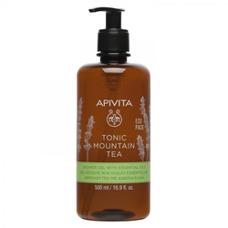 Apivita Tonic Mountain Tea Shower Gel with Essential Oils tonizujący żel pod prysznic z Górską Herbatą i olejkami eterycznymi 500ml