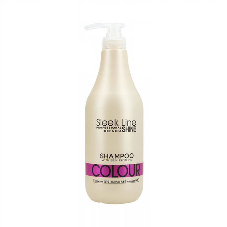 Stapiz - Sleek Line Colour Shampoo szampon z jedwabiem do włosów farbowanych 1000ml