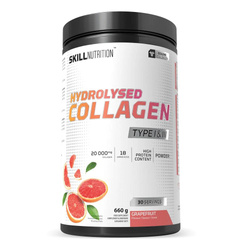 Hydrolysed Collagen Type I &amp; III suplement diety w proszku Grapefruit 660g