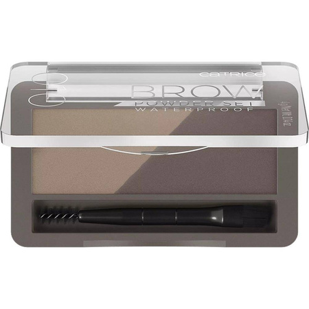 Brow Powder Set wodoodporny zestaw do brwi w pudrze 010 Ash Blond 4g