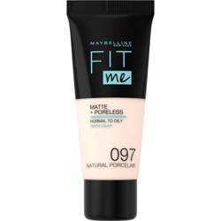 Fit Me Matte & Poreless Foundation matujący podkład do twarzy 097 Natural Porcelain 30ml