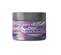 Anti-Yellow Silver Power Professional Mask srebrna maska do włosów blond rozjaśnianych i siwych 300ml