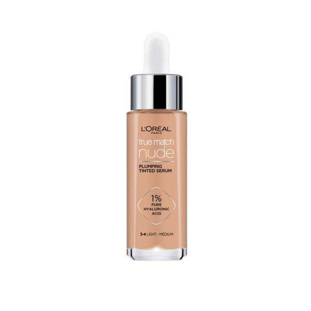 L'Oréal True Match Nude skoncentrowane serum w podkładzie 3-4 Light Medium 30ml