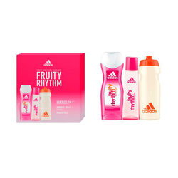 Fruity Rhythm zestaw woda toaletowa spray 75ml + żel pod prysznic 250ml + bidon