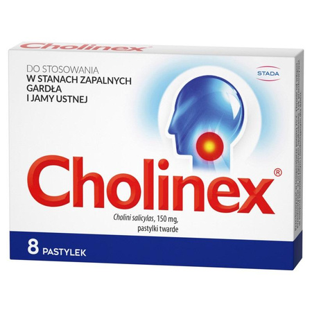 Pastylki do ssania do stosowania w stanach zapalnych gardła i jamy ustnej 8szt.