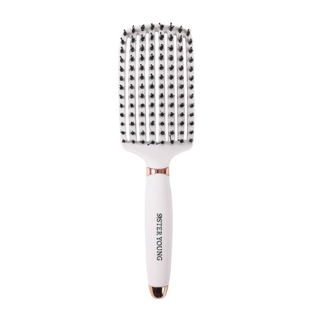 Sister Young Ovia Hair Brush szczotka do włosów z włosiem dzika Nude