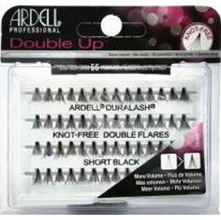 Ardell - Double Up zestaw 96 kępek rzęs Short Black