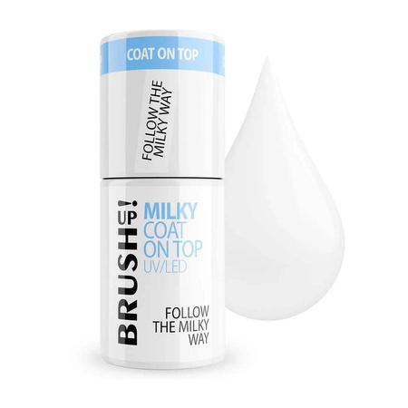 BrushUp! BrushUp! Milky Coat On Top mleczny top hybrydowy Follow The Milky Way 5g