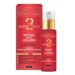 Super Trio aktywnie rewitalizujące serum przeciwzmarszczkowe na noc 30ml