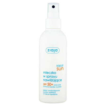 Sopot Sun mleczko w sprayu nawilżające do opalania SPF50 170ml