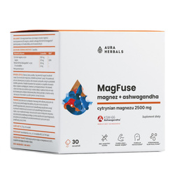 MagFuse magnez + ashwagandha suplement diety 30 saszetek