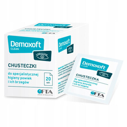 Clean chusteczki do pielęgnacji powiek 20szt