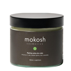 Mokosh Peeling solny do ciała Melon z Ogórkiem 300g