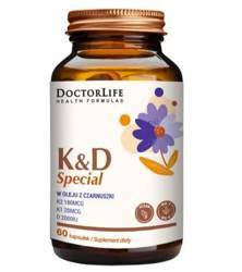 Doctor Life K&D Special w oleju z czarnuszki suplement diety 60 kapsułek