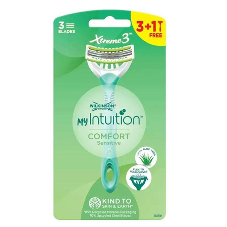 WILKINSON My Intuition Xtreme3 Comfort Sensitive jednorazowe maszynki do golenia dla kobiet 4szt