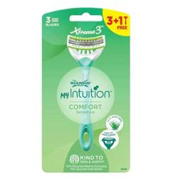 WILKINSON My Intuition Xtreme3 Comfort Sensitive jednorazowe maszynki do golenia dla kobiet 4szt