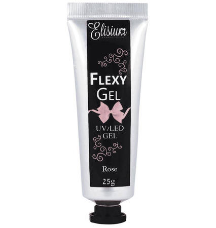 ELISIUM Flexy Gel żel do przedłużania paznokci Rose 25g