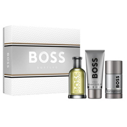 Boss Bottled zestaw woda toaletowa spray 100ml + żel pod prysznic 100ml + dezodorant sztyft 75ml