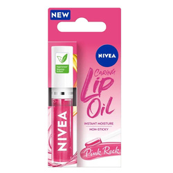 Caring Lip Oil pielęgnujący olejek do ust Pink Rock 5.5ml