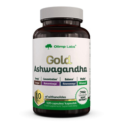 Gold Ashwagandha suplement diety 120 kapsułek