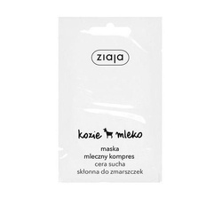 Ziaja Kozie mleko maska mleczny kompres cera sucha 7ml