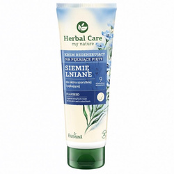 Herbal Care krem regenerujący na pękające pięty Siemię Lniane 100ml