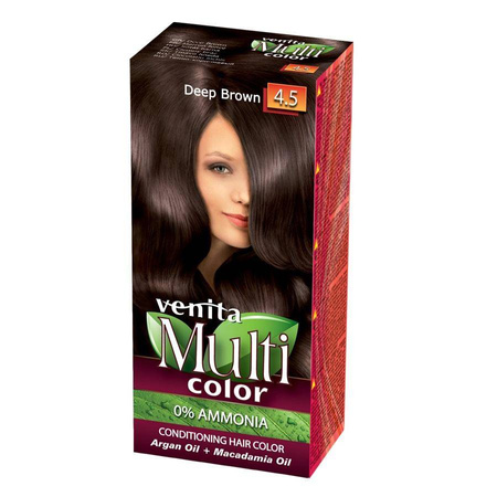MultiColor pielęgnacyjna farba do włosów 4.5 Ciemny Brąz