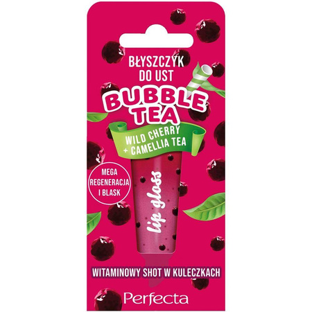 Bubble Tea błyszczyk do ust Wild Cherry + Camellia Tea 10g