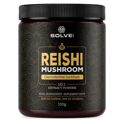 Solve Labs Reishi Mushroom suplement diety w proszku 100g