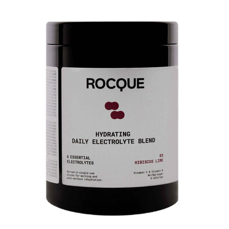 ROCQUE Hydrating Daily Electrolyte Blend nawadniająca mieszanka elektrolitów Hibiskus i Limonka 28x4g