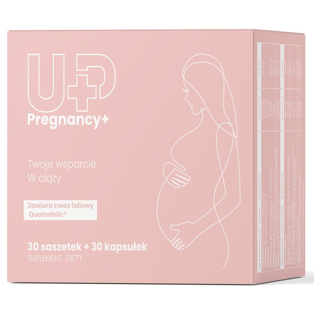 UP Health Pharma Pregnancy+ suplement diety dla wsparcia zdrowia kobiet w ciąży 30 saszetek + 30 kapsułek