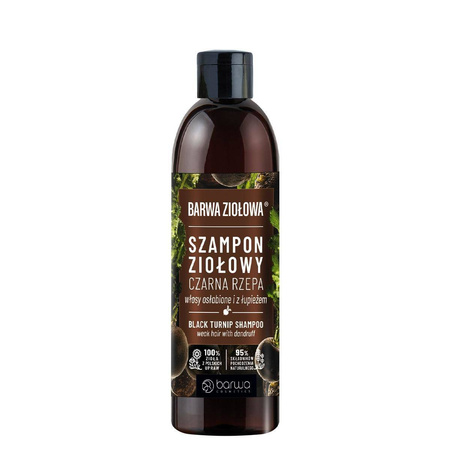 Szampon ziołowy do włosów osłabionych i z łupieżem Czarna Rzepa 250ml
