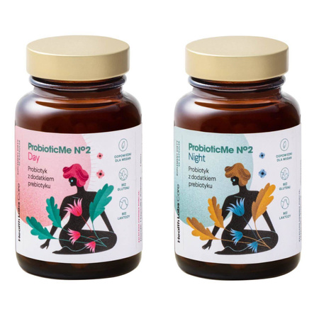 Health Labs Care ProbioticMe No.2 Day+Night probiotyk w formule dwuskładnikowej suplement diety 60 kapsułek
