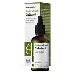 Ekstrakty w kroplach Cholesterol suplement diety w kroplach 30ml